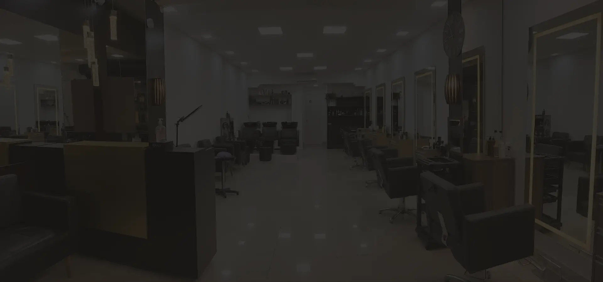 Interior do Vibrance Salon, ambiente premium em Água Verde, Curitiba