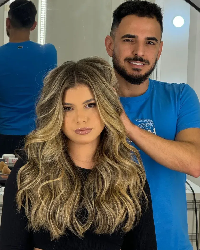 Mechas com Loiro Iluminado